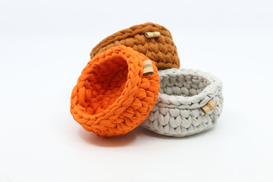 Le vide poche crochet - Orange