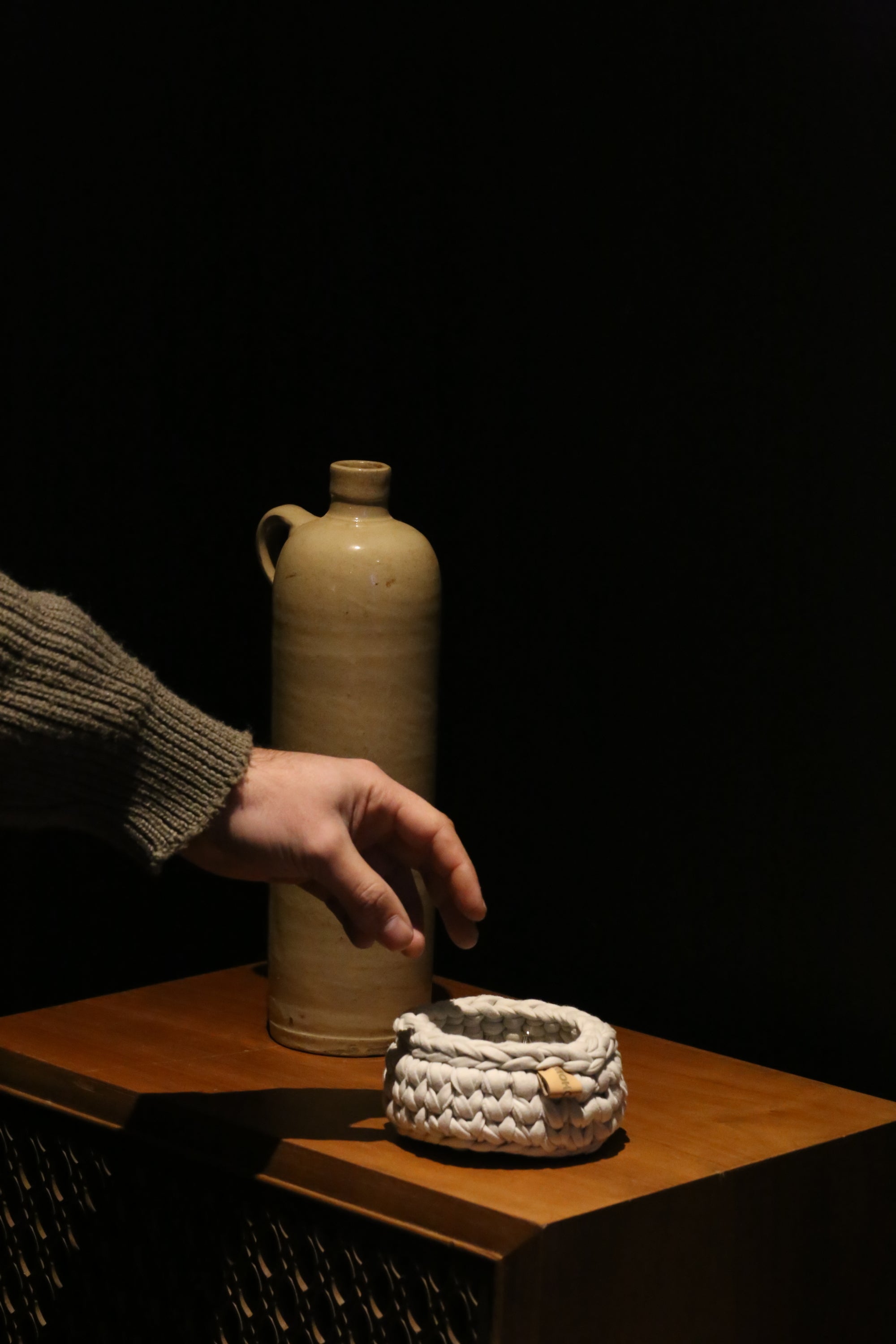 Le vide poche crochet - Noir