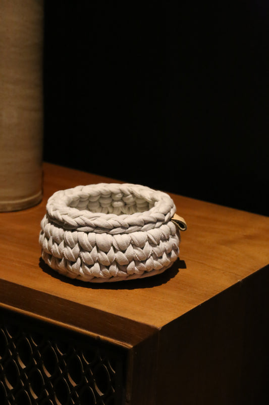 Vide poche crochet - Gris