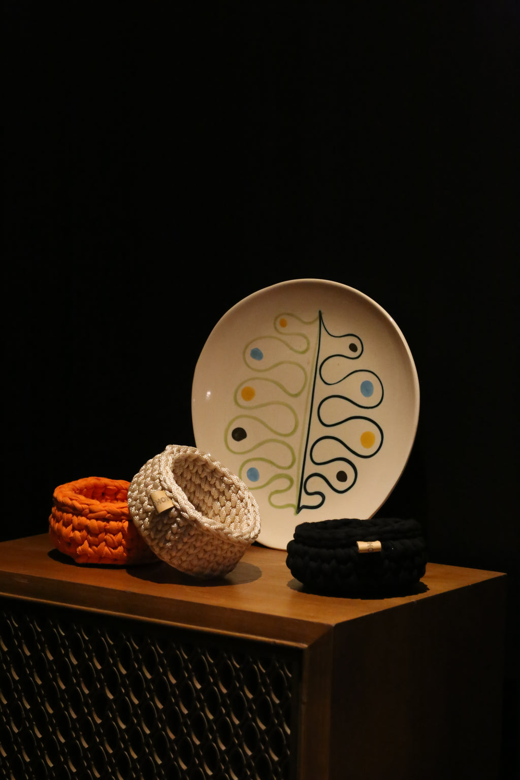 Le vide poche crochet - Camel